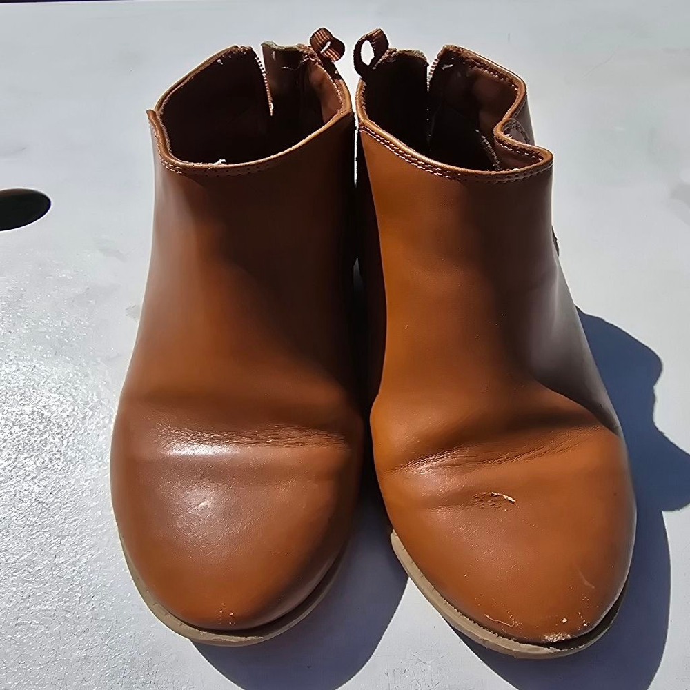 Old Navy Girls Brown Ankle Booties Size 3